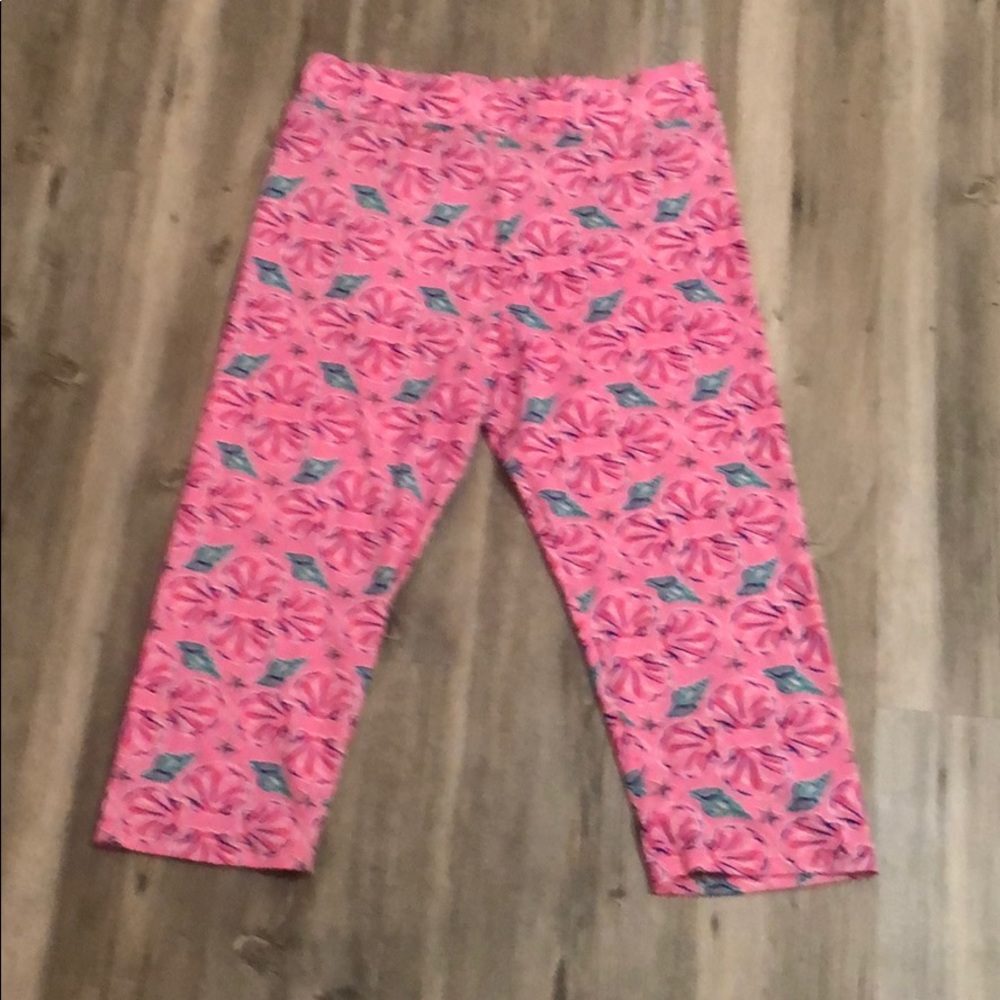 Pink And Blue Simply Southern Leggings